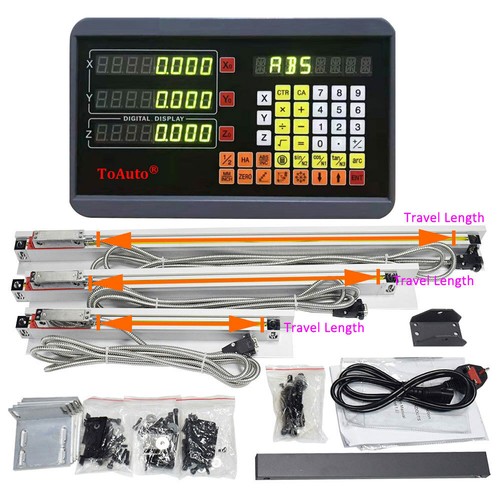 Toauto axis dro - kit, digital